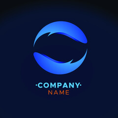 This an abstract colorful Vector logo for Business Company, Brand Logo, abstract colorful illustration