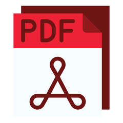 pdf file flat icon