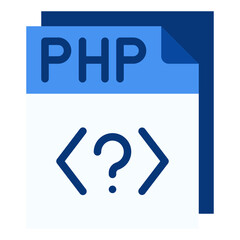 php file flat icon