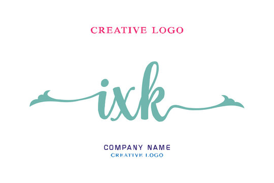 IXK lettering logo is simple, easy to understand and authoritative