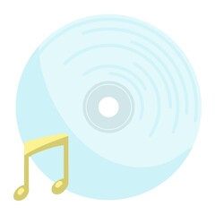 cd for communication color illustration