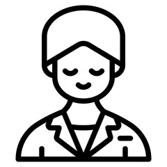 reception outline icon