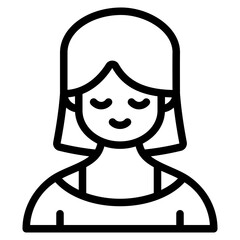 woman outline icon