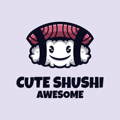 Illustration vector graphic of Cute Sushi, good for logo design