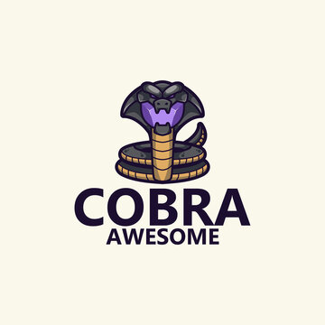 Illustration vector graphic of Cobra, good for logo design