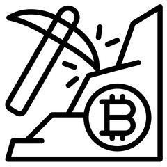 mining line icon