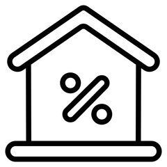 house outline icon
