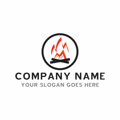 camping logo , adventure logo vector