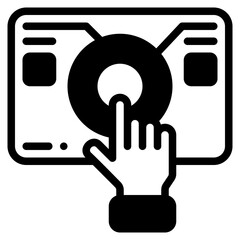 interactive glyph icon