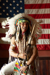 portrait Native American or American Indian Indigenous peoples of the Americas