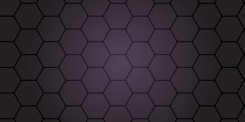 black and white hexagon background