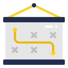 strategy flat icon