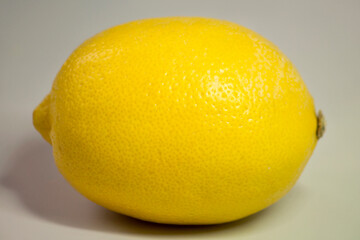 Big juicy lemon so close