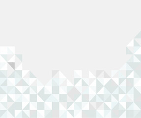 Abstract diamond white retro background vector illustration. Triangle geometric shapes gradient mosaic vector design.