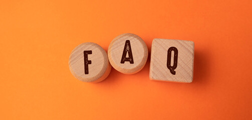 Words with Faq Business Concept idea