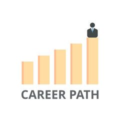 Career Path vector. Human resource and business concept.