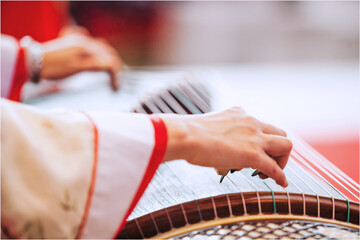 Traditional Chinese Culture Guzheng Playing