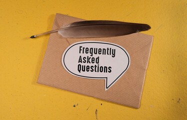 Words with Faq Business Concept idea