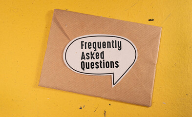 Words with Faq Business Concept idea