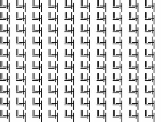 A creative composition depicting graphic and geometric shapes. Seamless background, abstraction. Material for printing on paper or fabric.