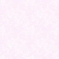A creative composition depicting graphic and geometric shapes. Seamless background, abstraction. Material for printing on paper or fabric.
