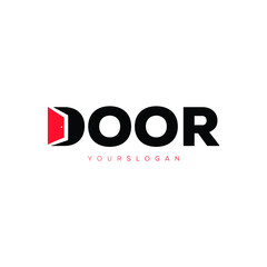 Door logo template design.