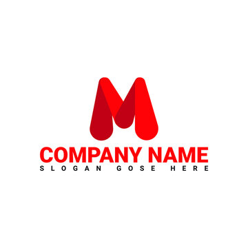 M letter logo, icon, template design.