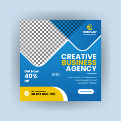  Social square web banner for social media post template design, Facebook Post, Instagram Post template	
