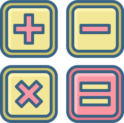 Fototapeta premium Math Symbols