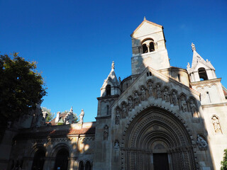 Hungary Budapest Jaki Chapel at Vajdahunyad Castle 