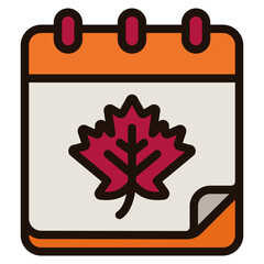 calendar filled outline icon