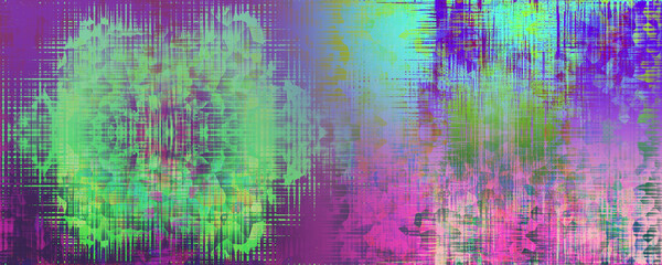 Abstract neon grunge texture background image.