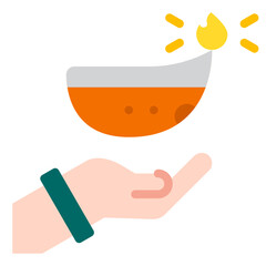 diya flat icon