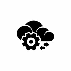 Cloud Computing icon in vector. Logotype