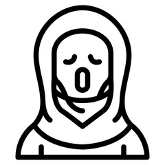 killer outline icon