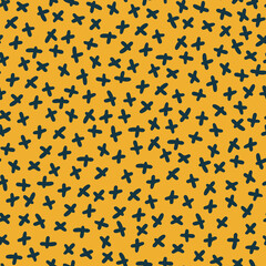 Festive seamless star pattern on for surface design and other design projects
