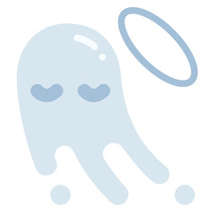 Obraz premium ghost flat icon