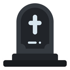 Obraz premium tomb flat icon