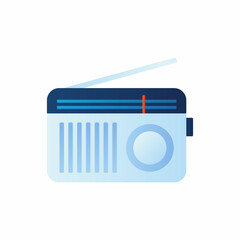 Radio Advertising icon in vector. Logotype