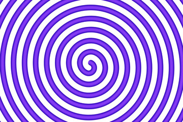 Abstract violet and white candy spiral background. Pattern design for banner, cover, flyer, postcard, poster, other. Round lollipop vector illustration