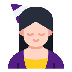 woman flat icon