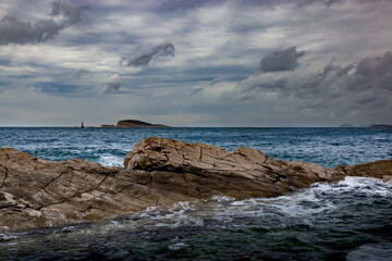Stormy weather on Adriatic Sea