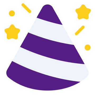 Party Hat Flat Icon