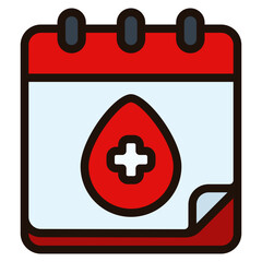 calendar filled outline icon