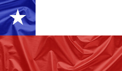 Chile waving flag background.