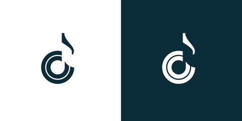Modern and elegant C initials music logo design 3 © Rusly