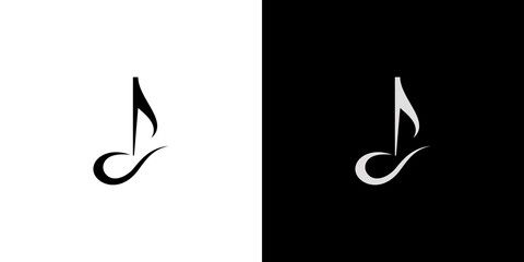 Modern and elegant C initials music logo design 5 - obrazy, fototapety, plakaty