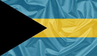 The Bahamas waving flag background.