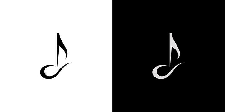 Modern and elegant C initials music logo design 5