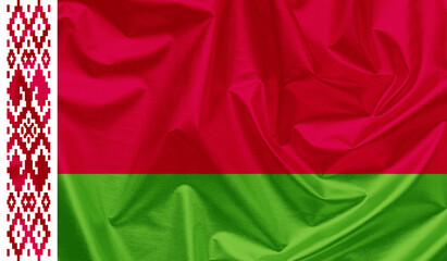 Belarus waving flag background.